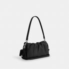 Coach Faye Shoulder Bag Silver Black