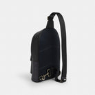 Coach West Pack In Signature Canvas Gunmetal Charcoal Black