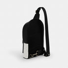 Coach West Pack In Signature Canvas Gunmetal Chalk Black