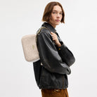 Coach Teri Shoulder Bag In Signature Canvas Gold Sand Chalk