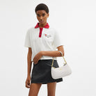 Coach Teri Shoulder Bag In Signature Canvas Gold White Chalk