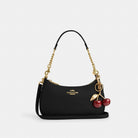 Coach Teri Shoulder Bag Gold Black