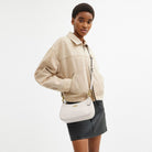 Coach Teri Shoulder Bag Gold Chalk