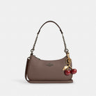 Coach Teri Shoulder Bag Gunmetal Dark Stone