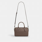 Coach Rowan Satchel Bag Gunmetal Dark Stone