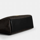 Coach Laurel Shoulder Bag In Signature Canvas Gold Walnut Black