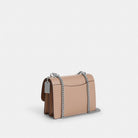Coach Klare Crossbody Bag In Signature Canvas Silver Sand Taupe