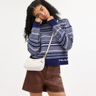 Coach Teri Mini Crossbody Bag Gold Chalk
