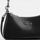 Coach Teri Mini Crossbody Bag Silver Black