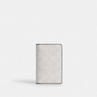 Coach Id Wallet In Signature Canvas Chalk & Black