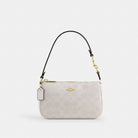 Coach Nolita 19 In Signature Canvas Gold White Chalk