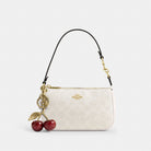 Coach Nolita 19 In Signature Canvas Gold White Chalk