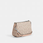 Coach Nolita 19 In Signature Canvas Silver Sand Taupe