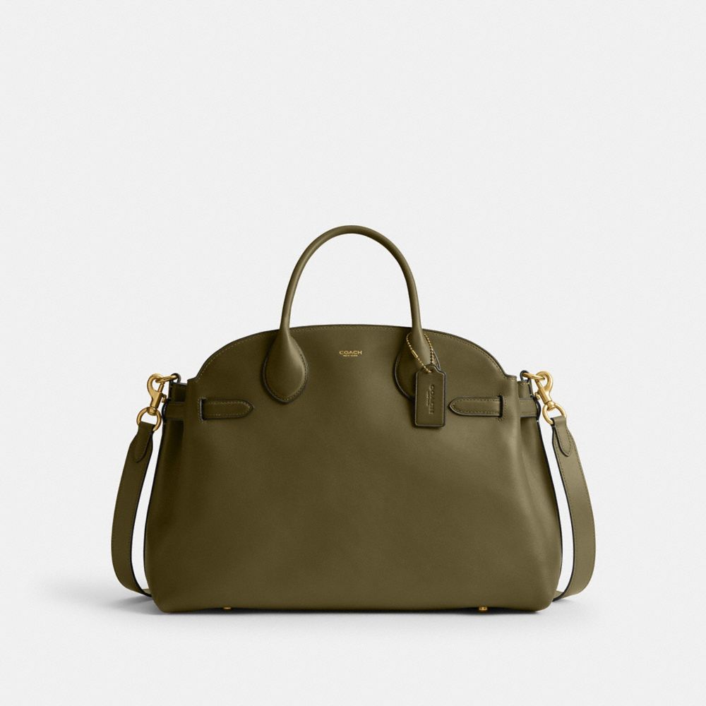 Coach Soft Empire Carryall Bag 40 Brass Olive