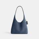 Coach Brooklyn Shoulder Bag 28 Brass Light Denim