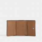 Coach Micro Wallet In Signature Canvas Silver Sand Taupe