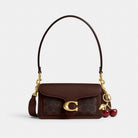 Coach Tabby Shoulder Bag 20 In Signature Canvas Brass Maple