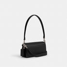 Coach Tabby Shoulder Bag 20 Silver Black