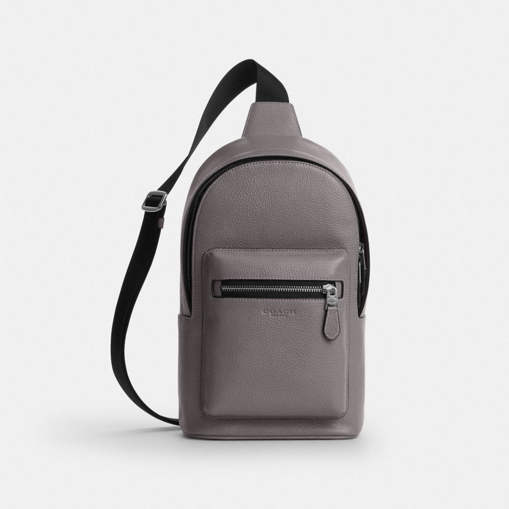 Coach West Pack Silver Graphite
