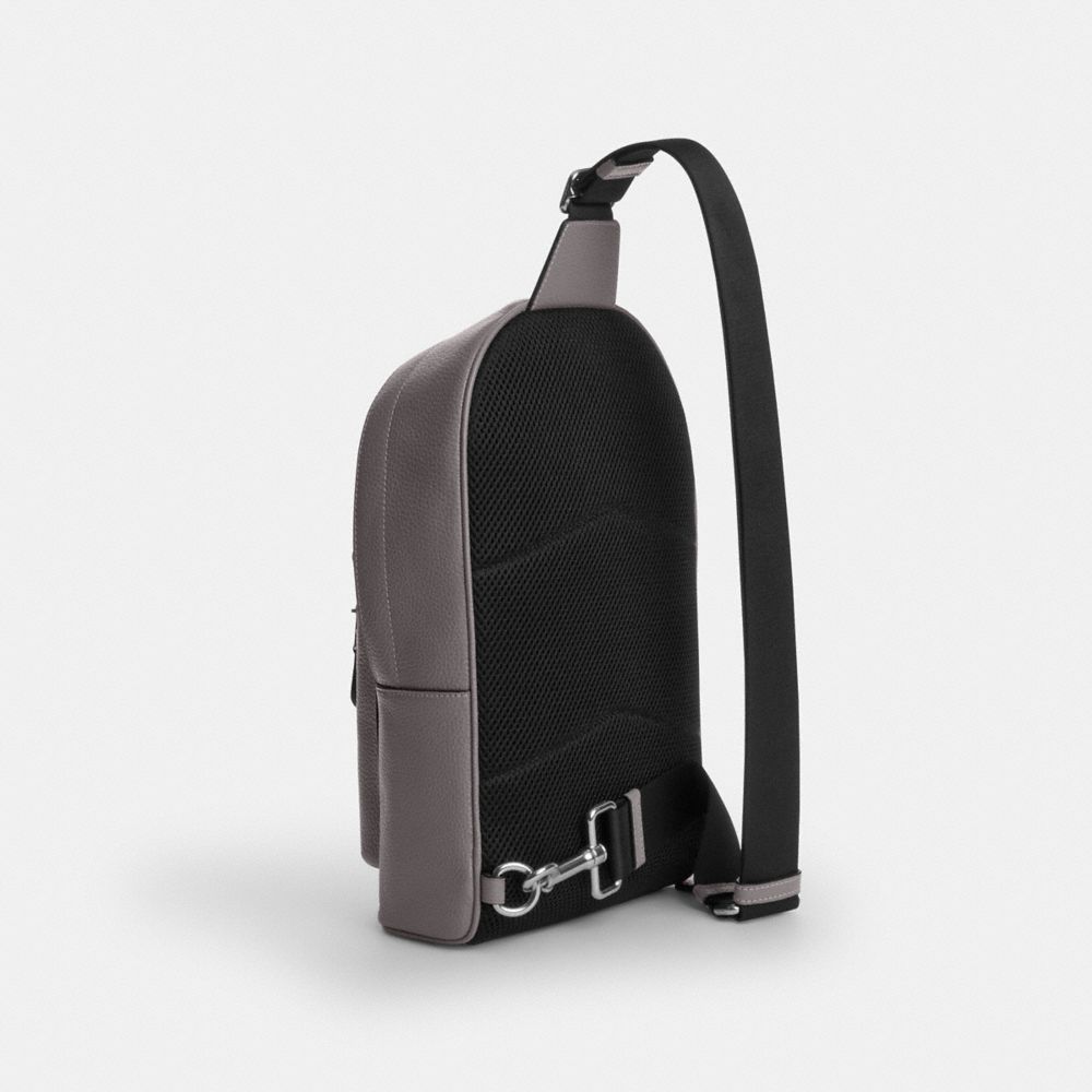 Coach West Pack Silver Graphite