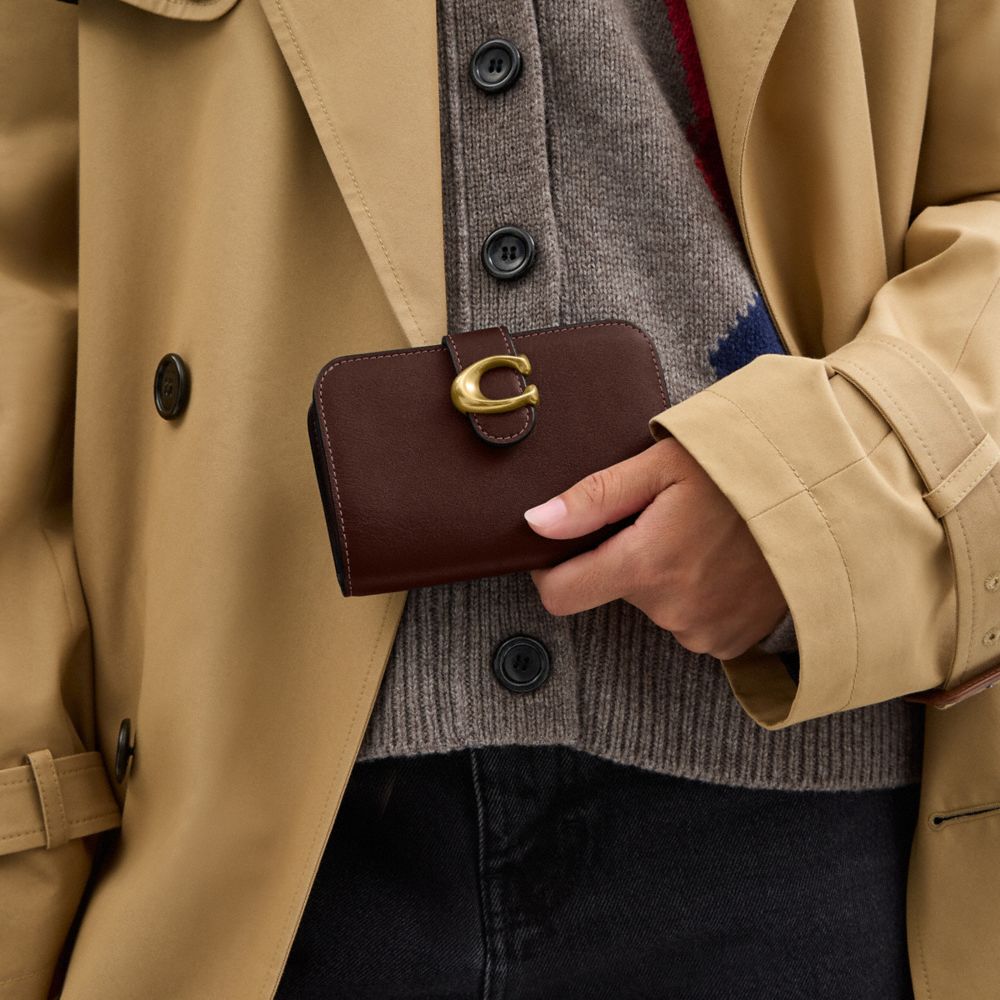 Coach Tabby Wallet Brass Maple
