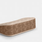 Coach Nolita 19 In Blocked Signature Canvas Gold Sand Tan