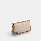 Coach Nolita 19 In Blocked Signature Canvas Gold Sand Tan