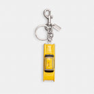 Coach Small Taxi Bag Charm Silver Multi