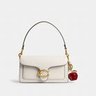 Coach Apple Bag Charm Brass Multi