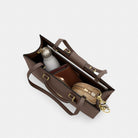 Coach Maggie Tote Bag Gold Dark Stone
