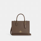 Coach Maggie Small Tote Bag Gold Dark Stone