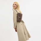 Coach Hadley Shoulder Bag Gold Dark Stone