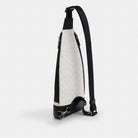 Coach Dominic Sling Pack In Signature Canvas Gunmetal Chalk Black