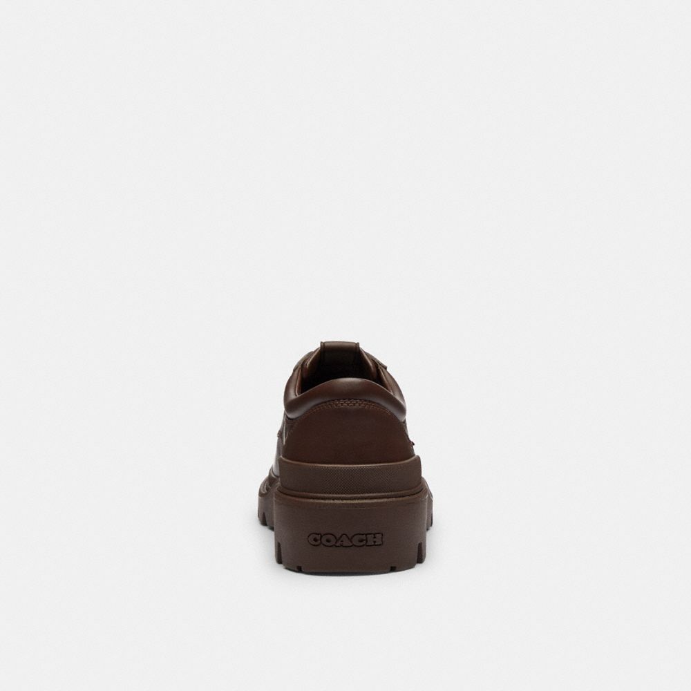 Men's Coach Cameron Derby In Signature Leather Maple