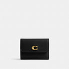 Coach Essential Card Holder Wallet Brass Black