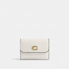 Coach Essential Card Holder Wallet Brass Chalk