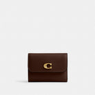 Coach Essential Card Holder Wallet Brass Maple
