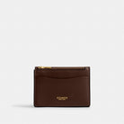 Coach Essential Card Holder Wallet Brass Maple