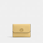 Coach Essential Card Holder Wallet Brass Vanilla
