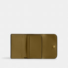 Coach Essential Card Holder Wallet Brass Muted Olive