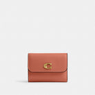 Coach Essential Card Holder Wallet Brass Dark Peach
