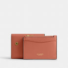 Coach Essential Card Holder Wallet Brass Dark Peach