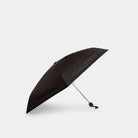 Coach Uv Protection Mini Umbrella In Signature Print Silver Walnut Black
