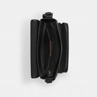 Coach Sullivan Flap Crossbody Bag In Signature Canvas Gunmetal Charcoal Black