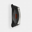 Coach Elias Belt Bag In Signature Canvas Gunmetal Chalk Black