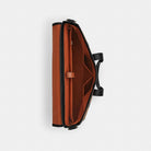 Coach Sullivan Portfolio Brief In Signature Canvas Gunmetal Tan Black