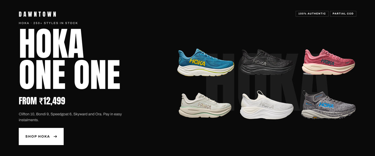 HOKA running shoes at Dawntown