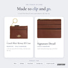 What's inside — Coach Mini Skinny Id Case in Gold Redwood