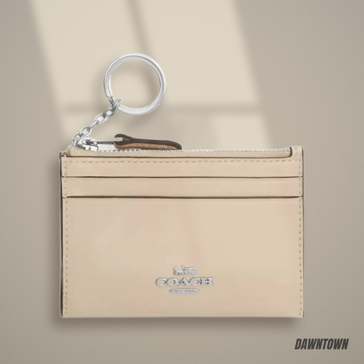 Lifestyle — Coach Mini Skinny Id Case in Silver Ivory