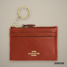 Coach Mini Skinny Id Case in Gold Cinnamon